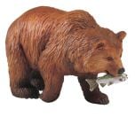 Bear (Grizzly, with Salmon) Model