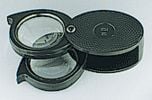 5x/10x Folding Pocket Magnifier (Hard Case)