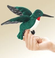 Hummingbird Finger Puppet