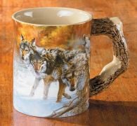 Wolves Sculpted Mug