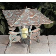 Chickadee Twilight Lantern (Copper Verdi)