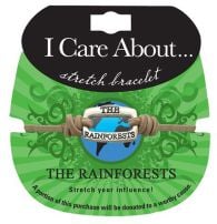 I Care About the Rainforests Bracelet