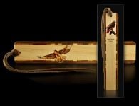 Red-Tailed Hawk Wood Bookmark