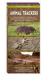 Animal Trackers: Folding Pocket Guides to Tracks, Tracking Techniques, & Animal Skulls (Our Living Earth® Series)