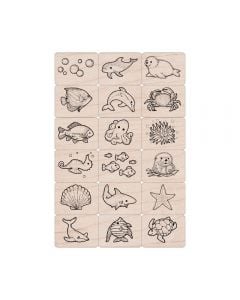 Sea Life Rubber Stamp Kit