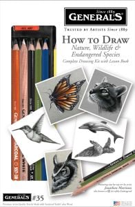 How to Draw Nature, Wildlife & Endangered Species Complete Drawing Kit