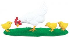 Hen (With Chicks) Model