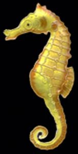 Seahorse Pin (Bamboo Jewelry)