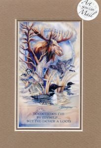 Moose & Loon Mailable Art Card