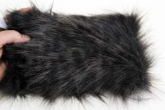 Leopard (Black) Kind Fur® (Swatch). 