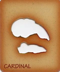 Cardinal Trace-A-Skull® Template.