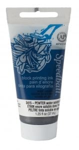 Pewter Block Printing Ink (1¼ oz)