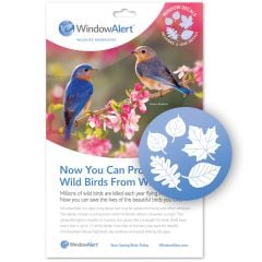 Bird-Saving Window Decal Pack (Leaf-Shape Medley)
