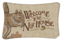 Welcome To The Nuthouse Pillow