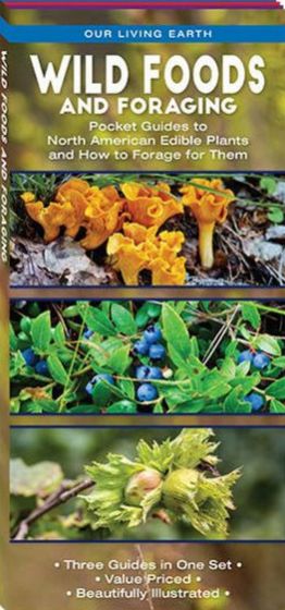 Wild Foods and Foraging: Folding Pocket Guides to North American Edible Plants and How to Forage for Them (Our Living Earth® Series)