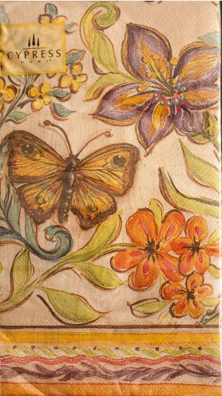 Butterfly & Flower Guest Napkins
