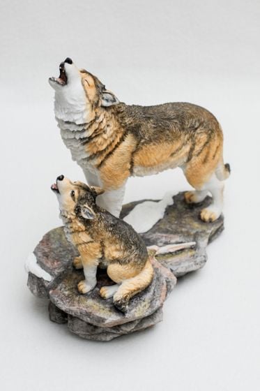 Howling Wolves Veronese® Sculpture
