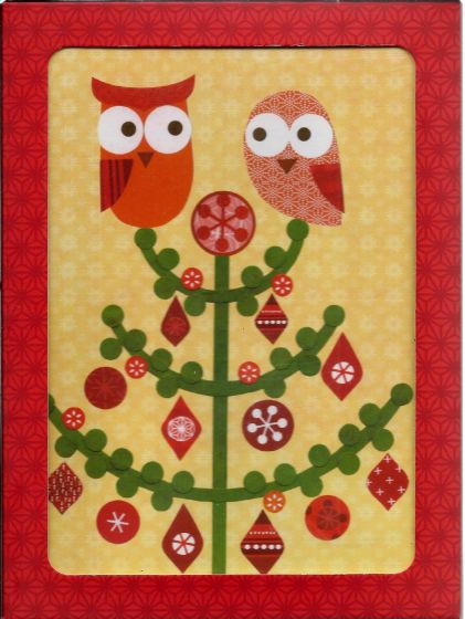 Fanciful Owls Holiday Boxed Notes