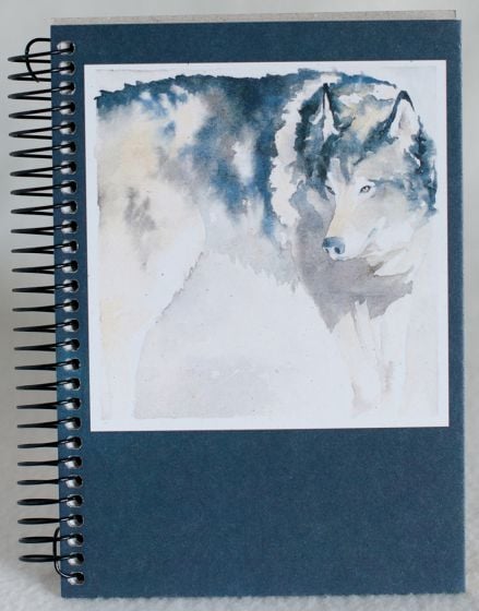 Wolf (Spiral-Bound Journal).