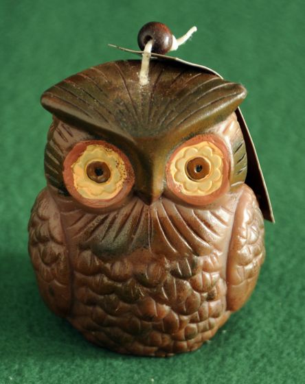 Owl Shaped Candle
