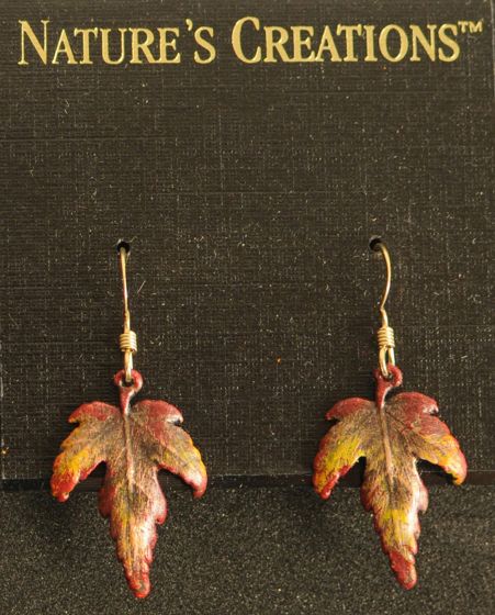 Maple Leaf Natural Impressions Earrings