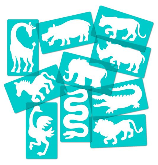 Safari Animal Stencils