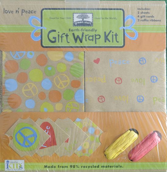 Love N' Peace Gift Wrap Kit