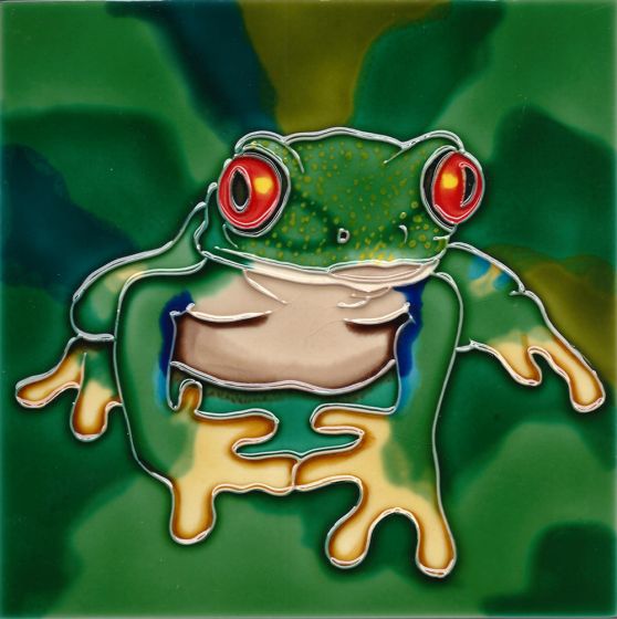 Tree Frog Decorative Tile
