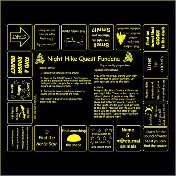 Night Hike Quest Scarf (Fundana® Bandana)
