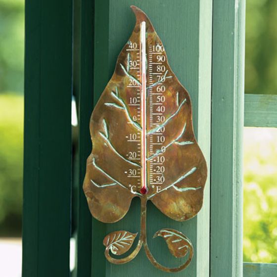 Leaf Decorative Thermometer