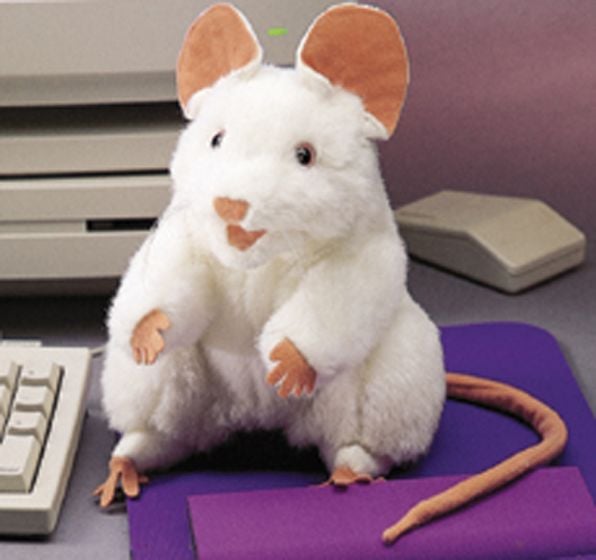 Mouse (White) Puppet