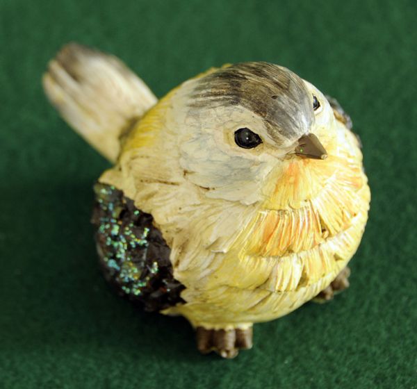 Glitter Wing Bird Figurine
