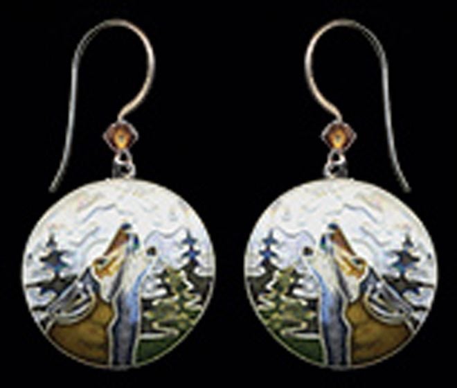 Wolf Moon Earrings