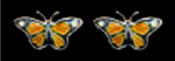 Monarch Butterfly Earrings (Post)