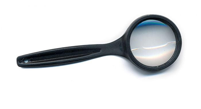 High Power Hand-Held Magnifying Glass