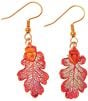 Oak Leaf Copper Earrings