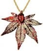 Japanese Maple Leaf Copper Necklace