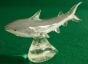 Glass Great White Shark Sculpture