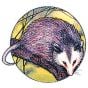 Opossum Rubber Stamp