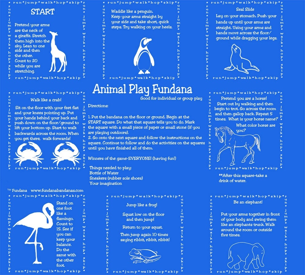 Animal Play Scarf (Fundana® Bandana)