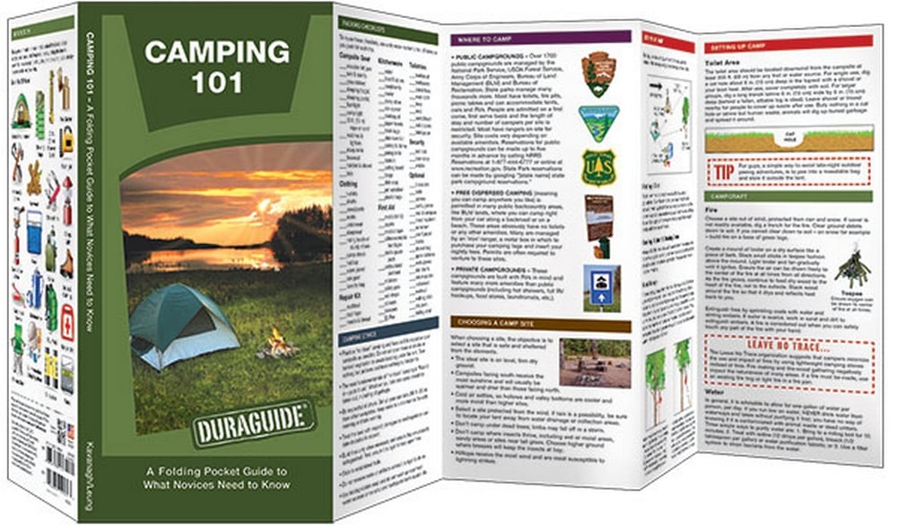 Camping 101: A Waterproof Reference to Everything a Novice Needs to Know (Duraguide®)