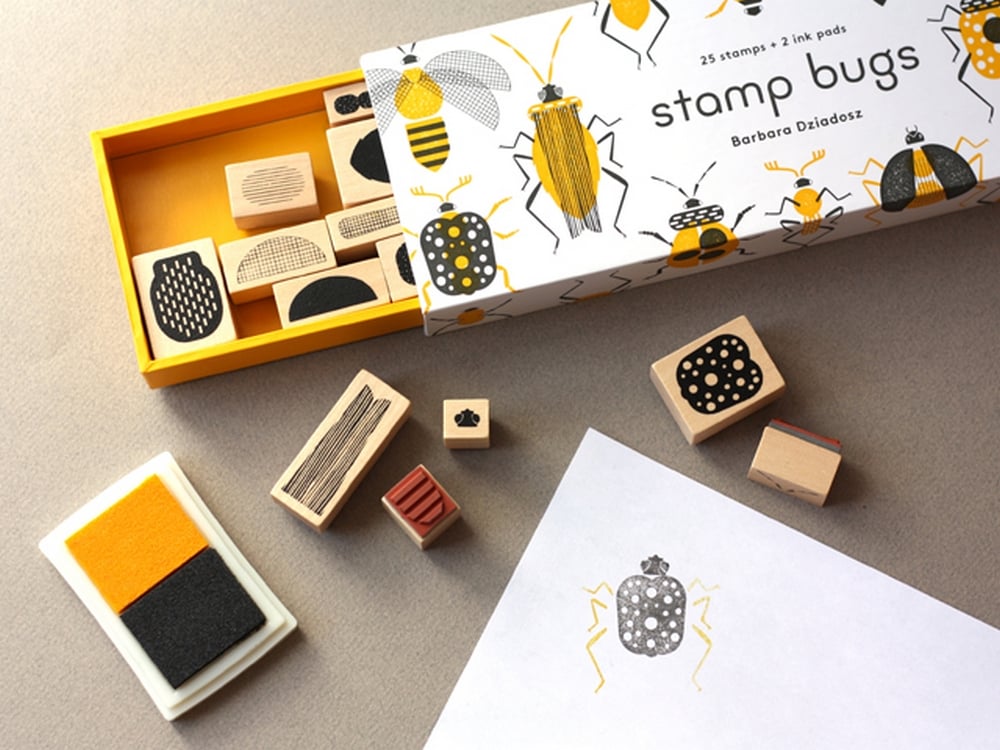 Stamp Bugs: 25 Stamps & Two Ink Pads