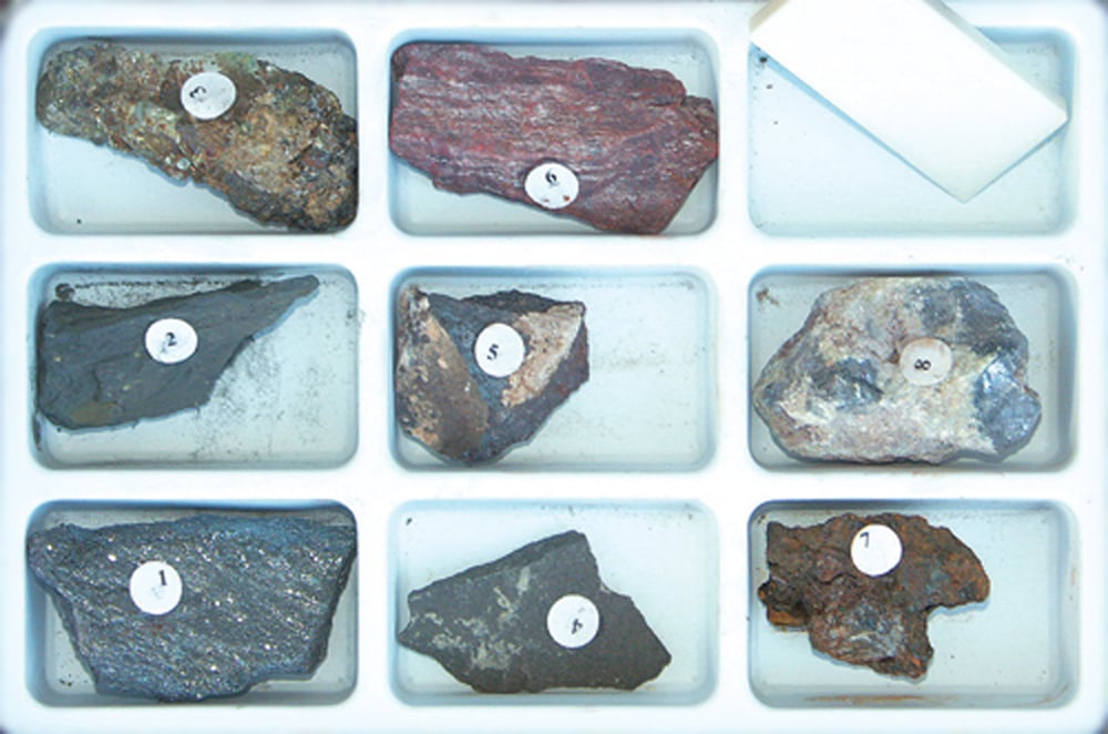 Mineral Identification by Streak Characteristics (Specimen Collection)