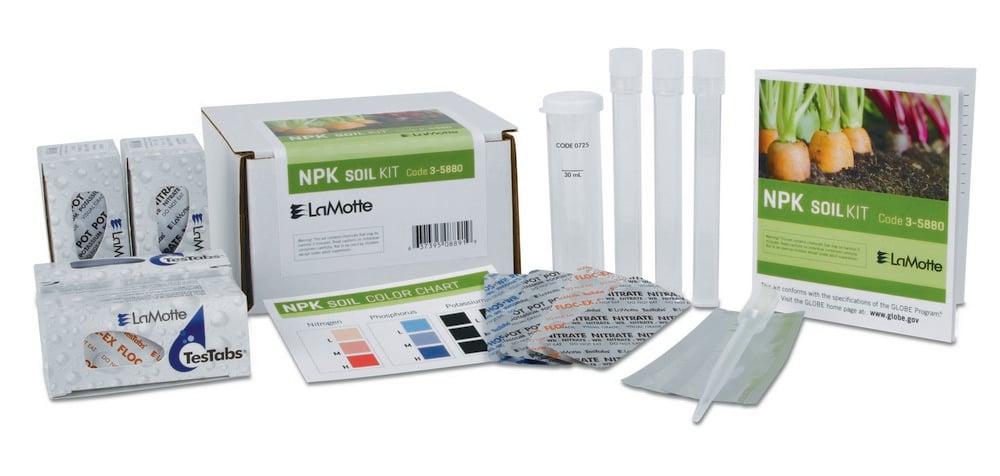 Nitrogen, Phosphorus, Potassium (NPK) Soil Test Kit