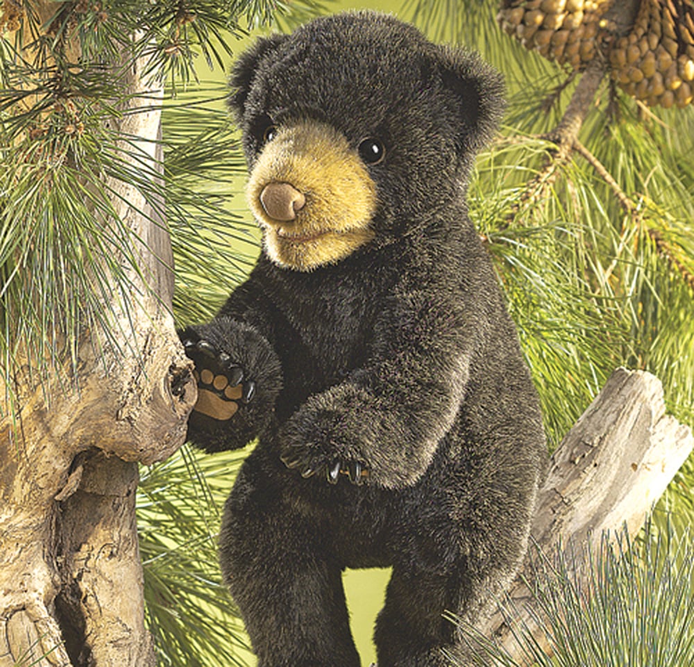 Bear Cub (Black) Puppet