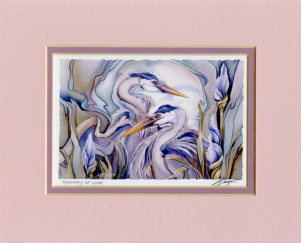 Herons "Mystery of Love" Print