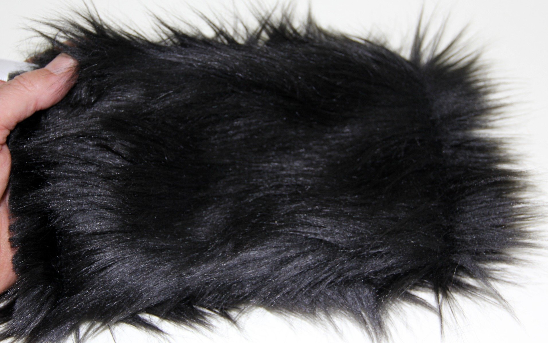Black Bear Fur Swatch Replica 