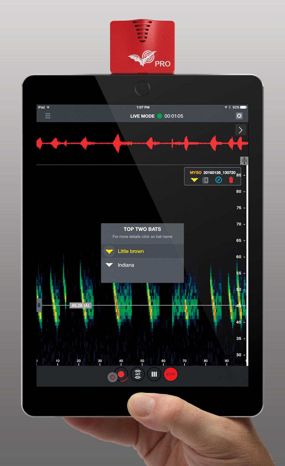 Echo Meter Touch 2 Pro®: Ultrasonic Bat Detector/Recorder/Analyzer (Android Version)