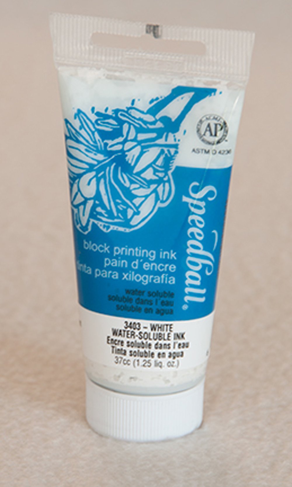 White Block Printing Ink (1¼ oz)