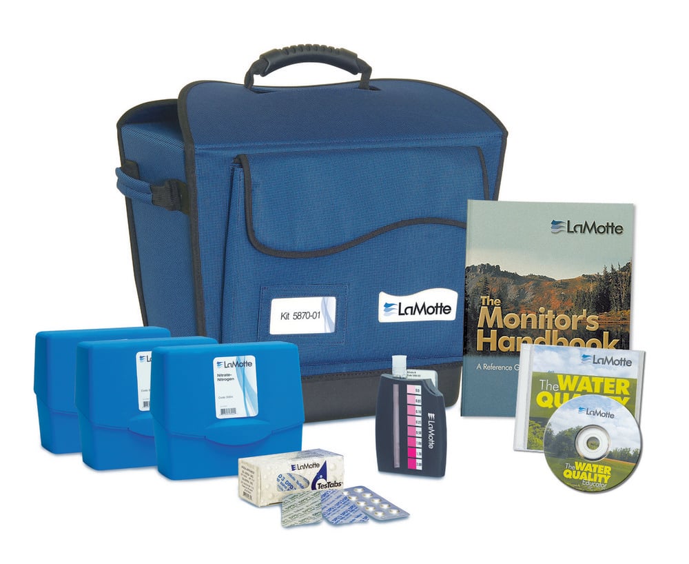 Complete Water Quality Monitoring Kit plus Water Quality Educator CD-Rom